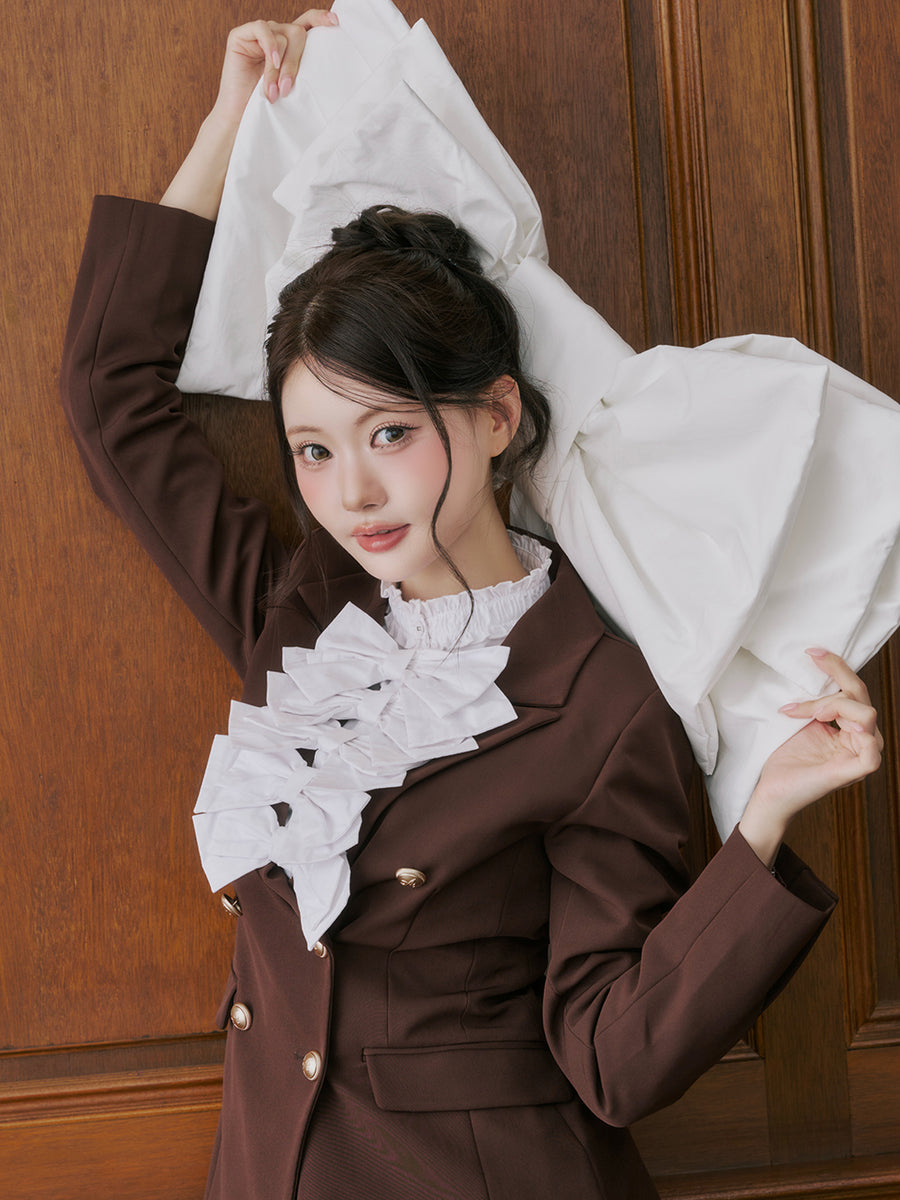 モデル：164cm（着用サイズ：FREE　着用カラー：BRN）