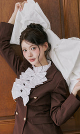 モデル：164cm（着用サイズ：FREE　着用カラー：BRN）