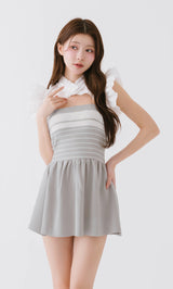 モデル：164cm（着用サイズ：FREE　着用カラー：GRY）
