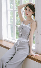 モデル：164cm（着用サイズ：FREE　着用カラー：GRY）