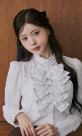モデル：164cm（着用サイズ：FREE　着用カラー：WHT）