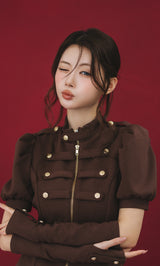 モデル：164cm（着用サイズ：FREE　着用カラー：BRN）
