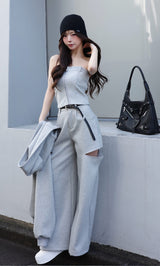 モデル：158cm（着用サイズ：S　着用カラー：GRY）