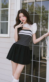 モデル：164cm（着用サイズ：FREE　着用カラー：BLK）