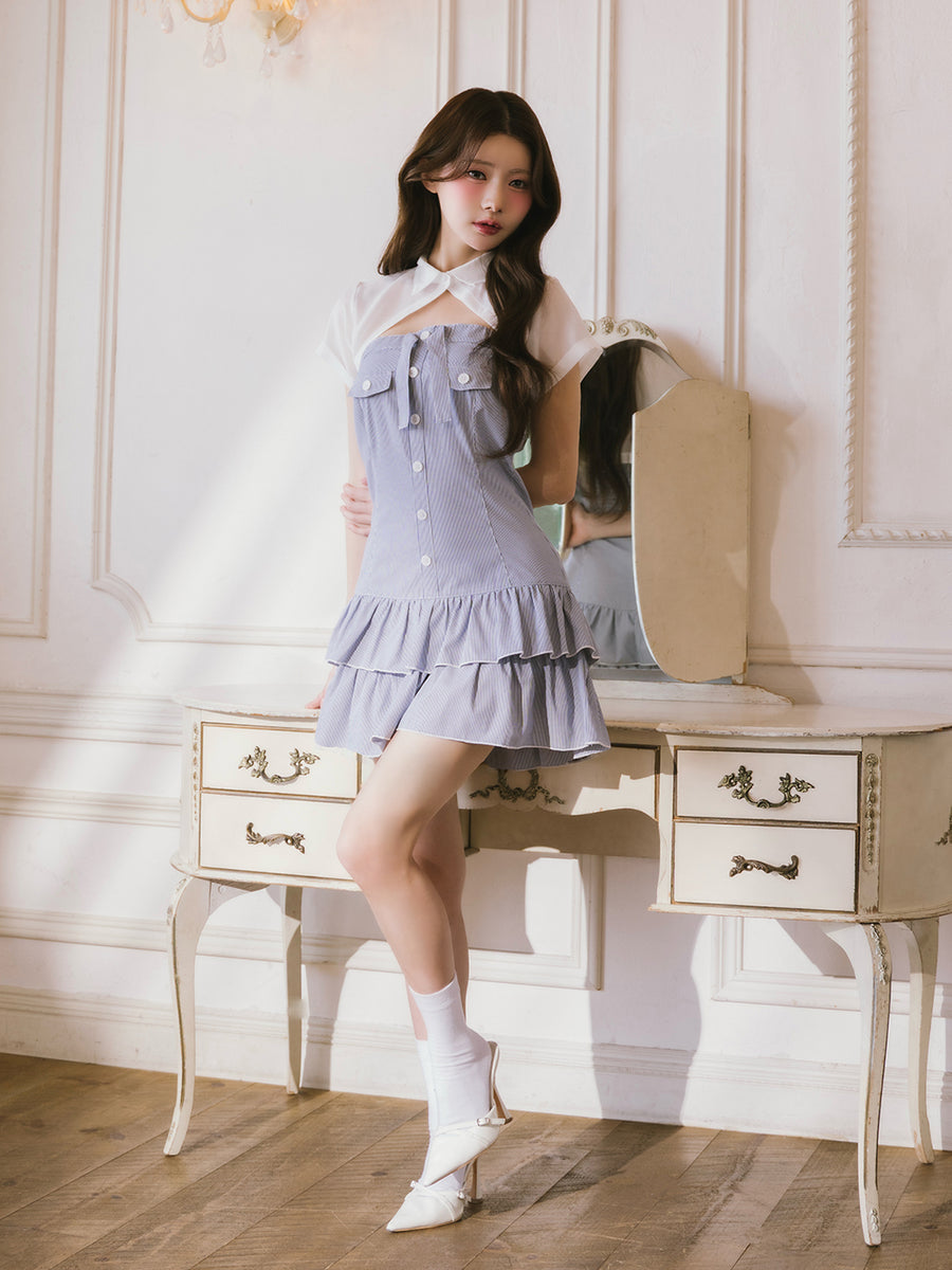 モデル：164cm（着用サイズ：FREE　着用カラー：NVY）