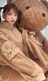 モデル：163cm（着用サイズ：FREE　着用カラー：BEG）