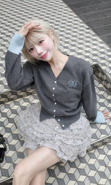 モデル：155cm（着用サイズ：FREE　着用カラー：C-GRY）