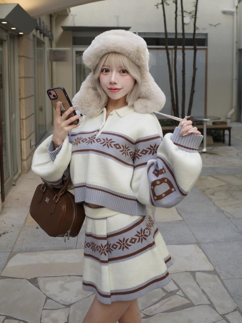 サイズ：FREE　カラー：IVO