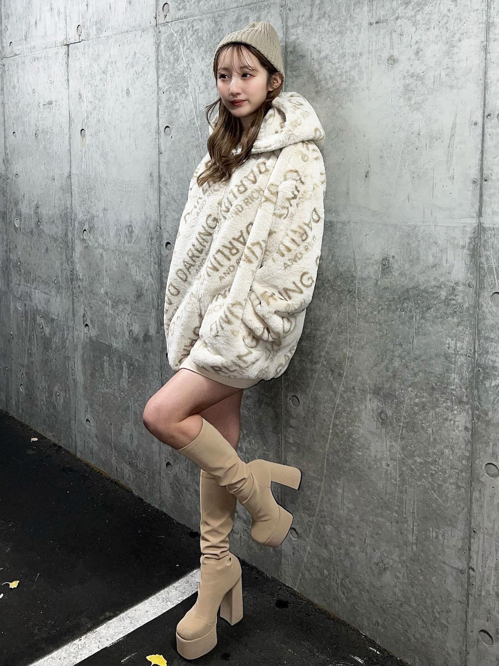 新品♡ Darich スーパーストレッチレザーロングブーツ BLK Lサイズ 