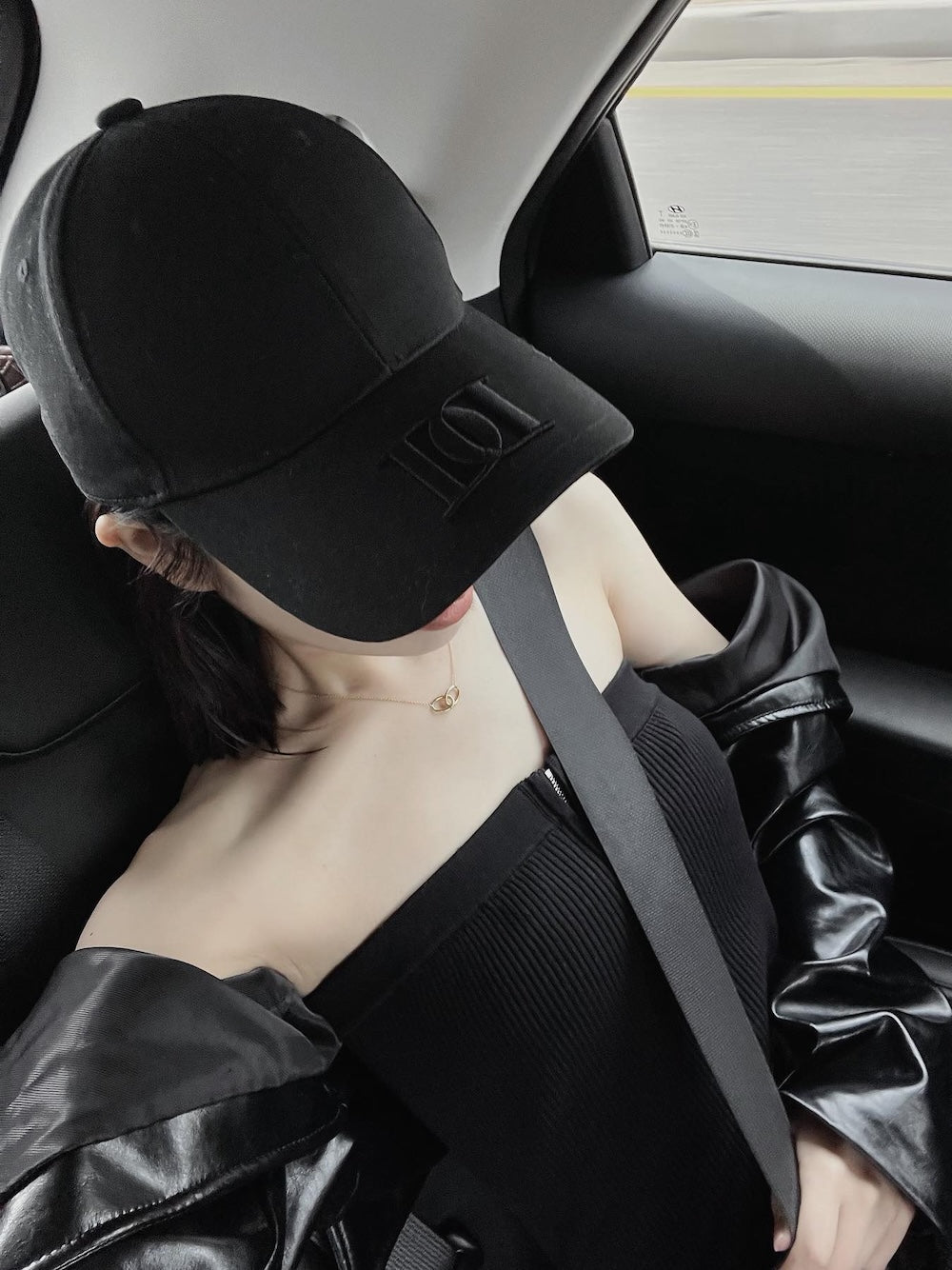 ロングブリムロゴキャップ Darich ロングブリムロゴキャップ BLK