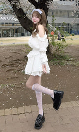 モデル：158cm（着用サイズ：FREE　着用カラー：WHT）