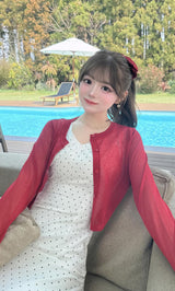 モデル：158cm（着用サイズ：FREE　着用カラー：WHT）
