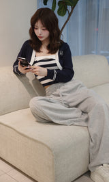 モデル：158cm（着用サイズ：FREE　着用カラー：NVY）