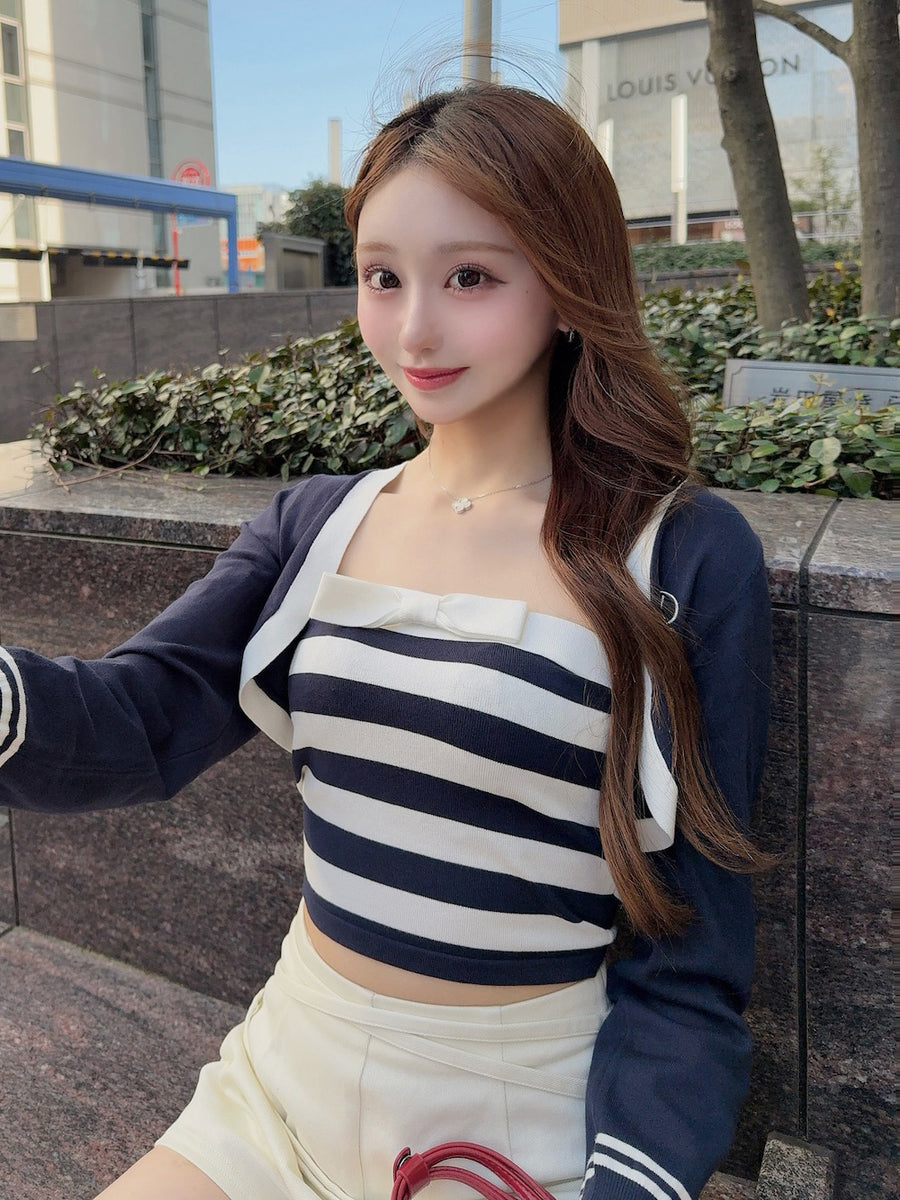 モデル：157cm（着用サイズ：FREE　着用カラー：NVY）