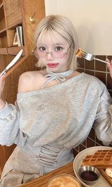 モデル：155cm（着用サイズ：FREE　着用カラー：GRY）