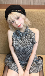 モデル：155cm（着用サイズ：FREE　着用カラー：GRY）