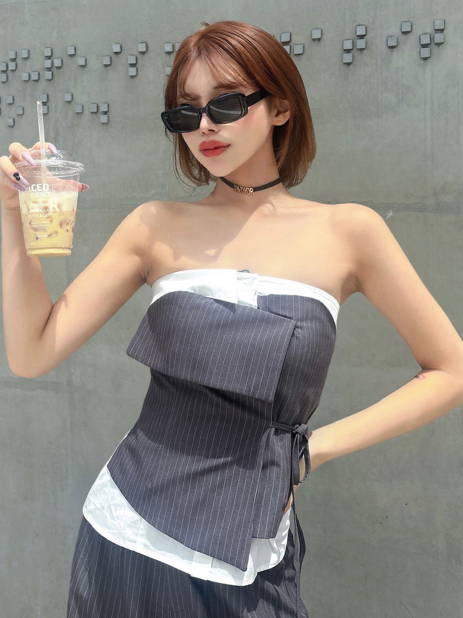 モデル：158cm（着用サイズ：FREE　着用カラー：GRY）