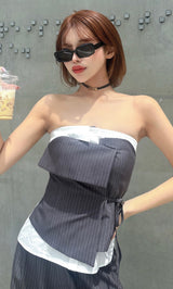 モデル：158cm（着用サイズ：FREE　着用カラー：GRY）