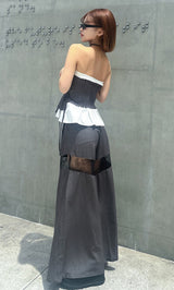 モデル：158cm（着用サイズ：FREE　着用カラー：GRY）