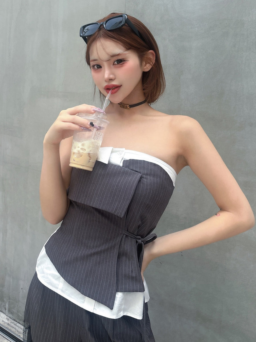 モデル：158cm（着用サイズ：FREE　着用カラー：GRY）
