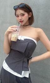 モデル：158cm（着用サイズ：FREE　着用カラー：GRY）
