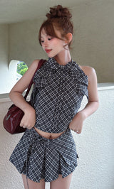 モデル：158cm（着用サイズ：FREE　着用カラー：GRY）