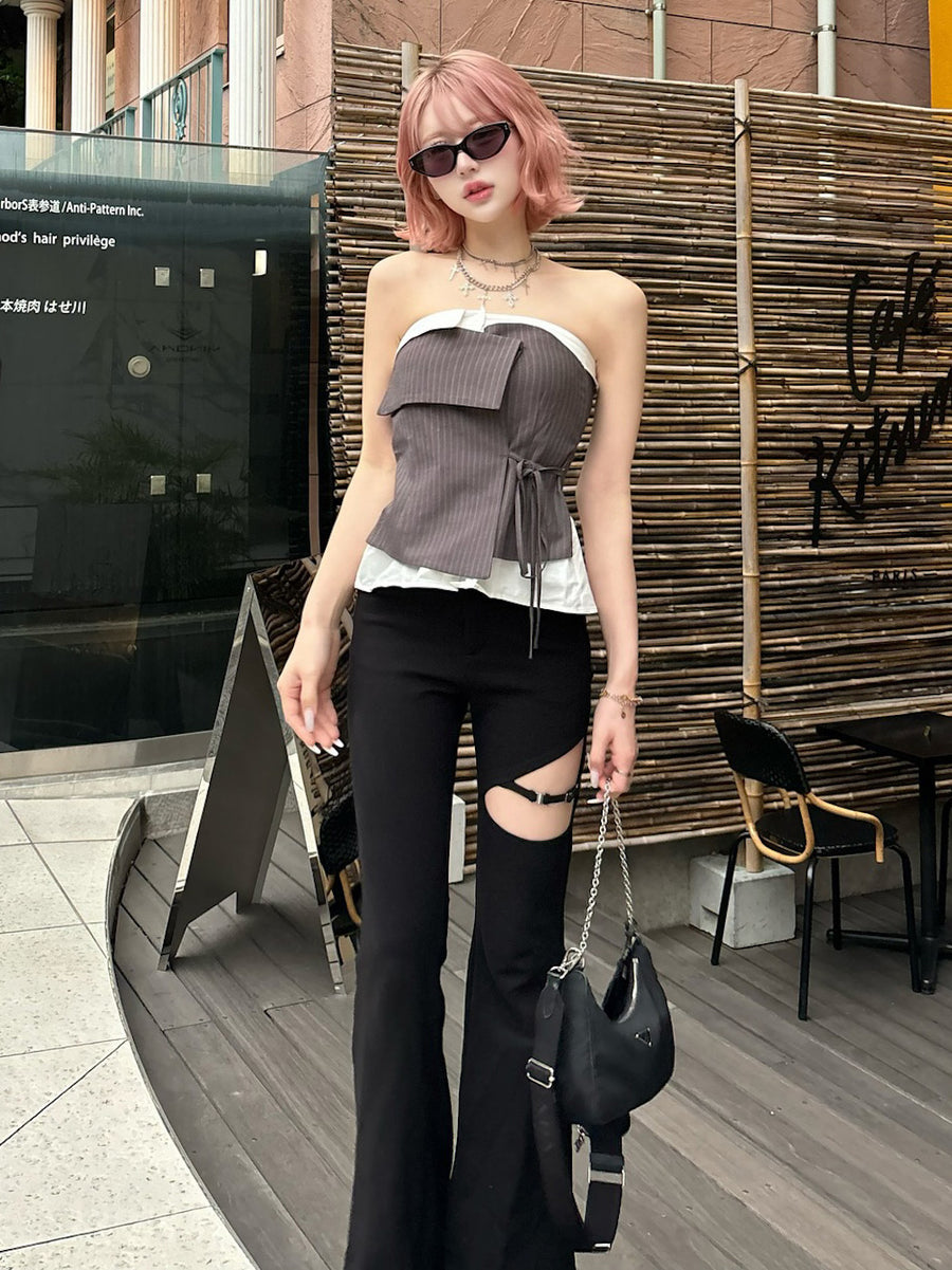 モデル：165cm（着用サイズ：FREE　着用カラー：GRY）