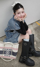 モデル：160cm（着用サイズ：M　着用カラー：BLK）