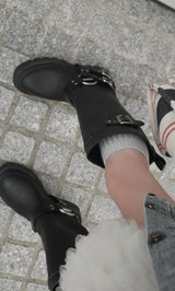 モデル：160cm（着用サイズ：M　着用カラー：BLK）