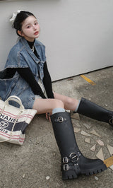 モデル：160cm（着用サイズ：M　着用カラー：BLK）