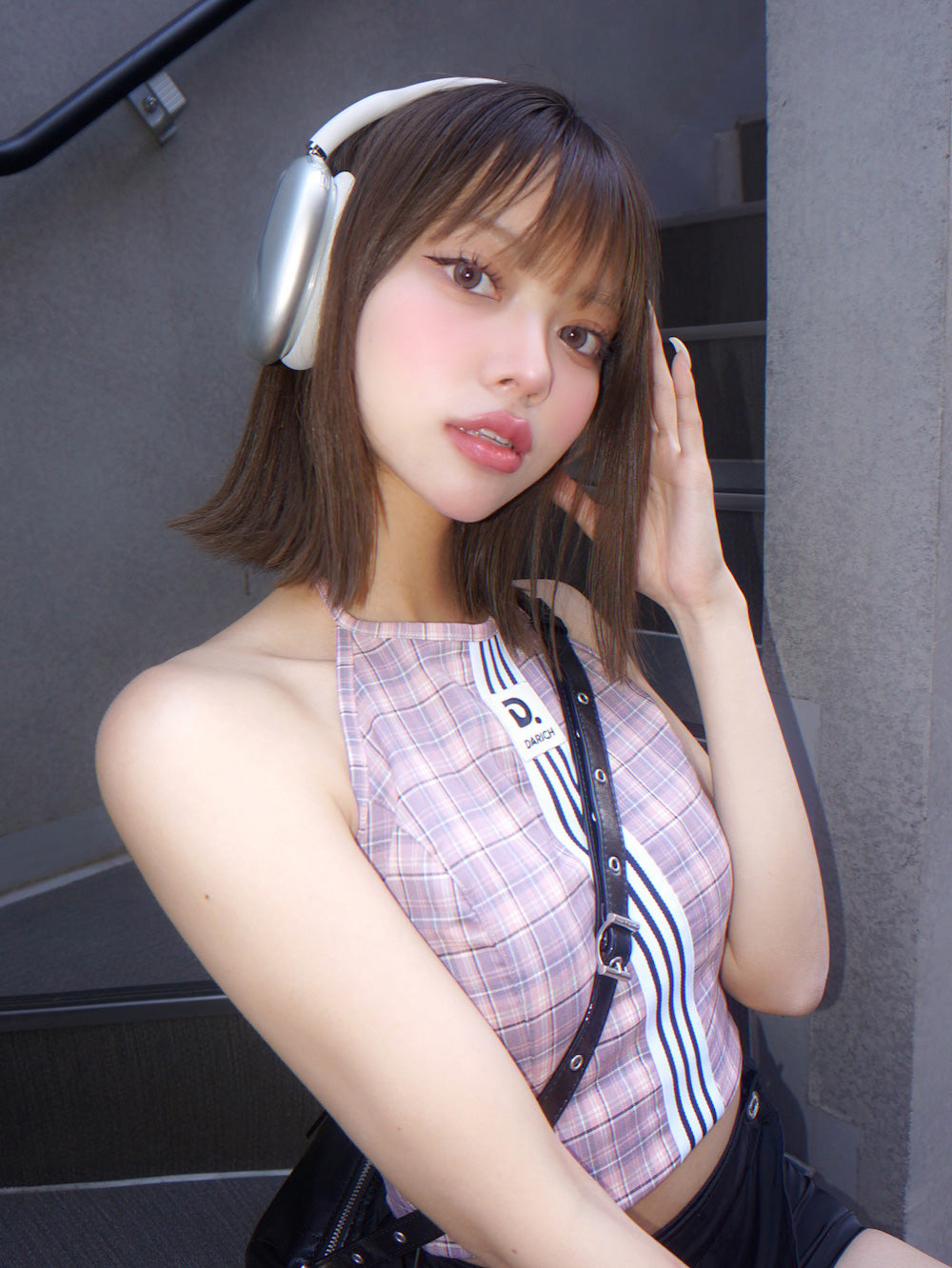 モデル：163cm（着用サイズ：FREE　着用カラー：PNK）