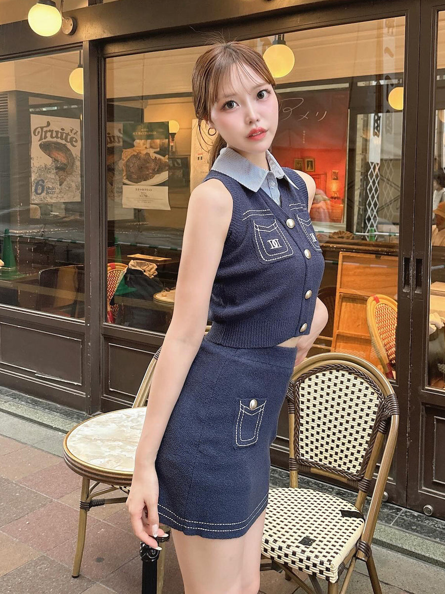 モデル：166cm（着用サイズ：FREE　着用カラー：NVY）