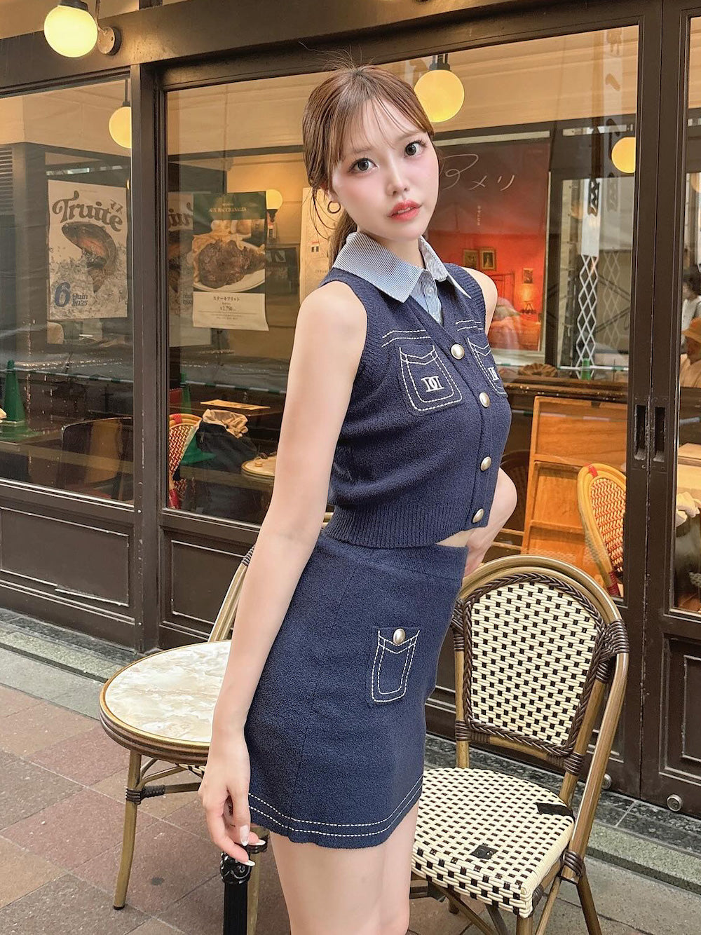 ステッチDDロゴニットセットアップ