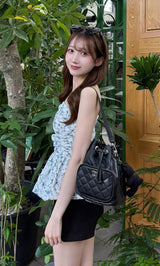 モデル：160cm（着用サイズ：FREE　着用カラー：WHT）