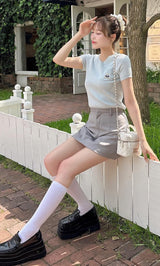 モデル：166cm（着用サイズ：S　着用カラー：GRY）