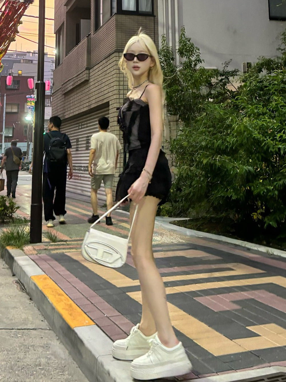 DDロゴソールスニーカー
