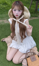 モデル：158cm（着用サイズ：FREE　着用カラー：WHT）