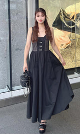 モデル：158cm（着用サイズ：FREE　着用カラー：BLK）