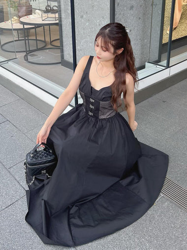 Darich ダーリッチ ロゴレース ロングワンピース ブラック チュール ロゴレースロングワンピース – Darich (ダーリッチ)