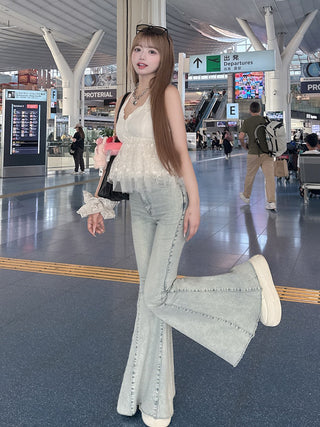 モデル：158cm（着用サイズ：FREE　着用カラー：WHT）