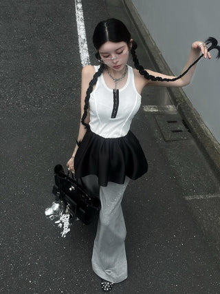 モデル：160cm（着用サイズ：FREE　着用カラー：GRY）