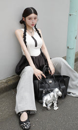モデル：160cm（着用サイズ：FREE　着用カラー：GRY）