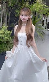 モデル：158cm（着用サイズ：FREE　着用カラー：WHT）