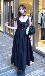 モデル：156cm（着用サイズ：FREE　着用カラー：BLK）