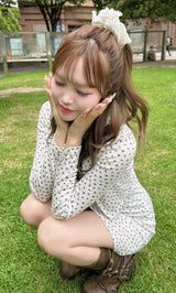 モデル：166cm（着用サイズ：FREE　着用カラー：WHT）