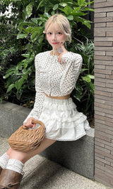 モデル：155cm（着用サイズ：FREE　着用カラー：WHT）