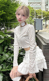 モデル：155cm（着用サイズ：FREE　着用カラー：WHT）
