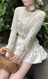 モデル：155cm（着用サイズ：FREE　着用カラー：WHT）