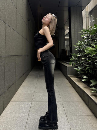 モデル：155cm（着用サイズ：XS　着用カラー：BLK）