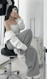 モデル：155cm（着用サイズ：FREE　着用カラー：GRY）